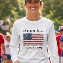 Bandeira da América de 1776 a 2026 EUA 250 Anivers