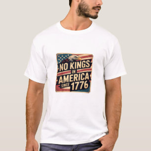 Camiseta Bandeira da América Decoração Sem Reis na América