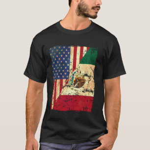 Camiseta Bandeira da América do México EUA Orgulho Patriota
