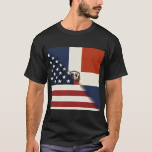 Camiseta Bandeira da América do Norte R.D. EUA Mulheres