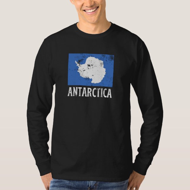 Camiseta Bandeira da Antártida (Frente)