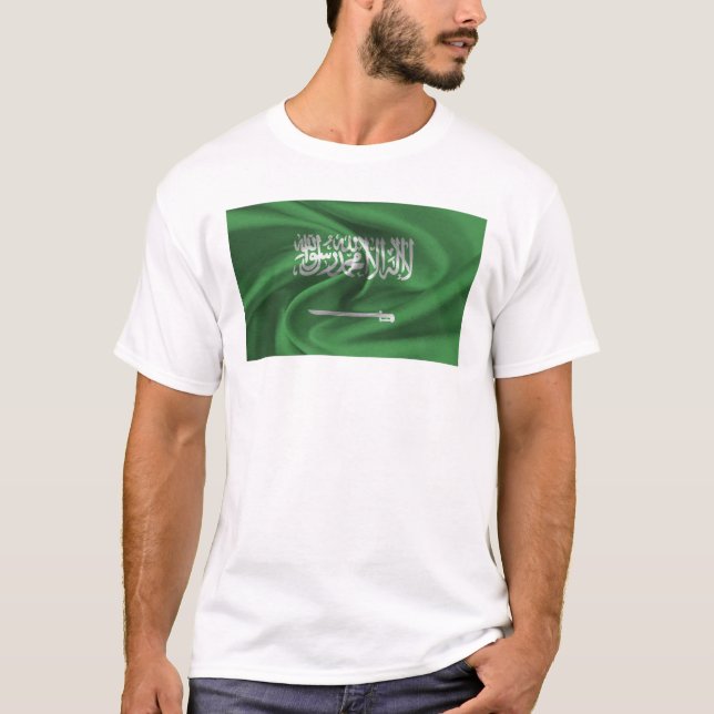 Camiseta Bandeira Da Arábia Saudita (Frente)