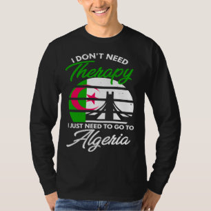 Camiseta Bandeira da Argélia I Bandeira da Argélia I Férias