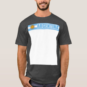 Camiseta Bandeira da Argentina