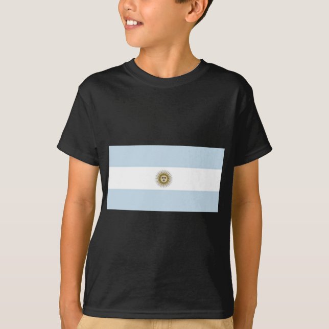 Camiseta Bandeira da Argentina (Frente)