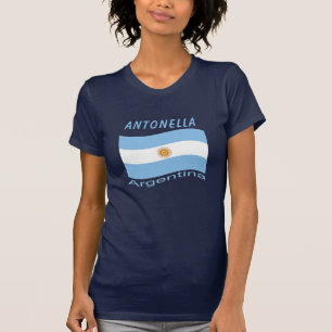 Camiseta Bandeira da Argentina