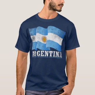 Camiseta Bandeira da Argentina
