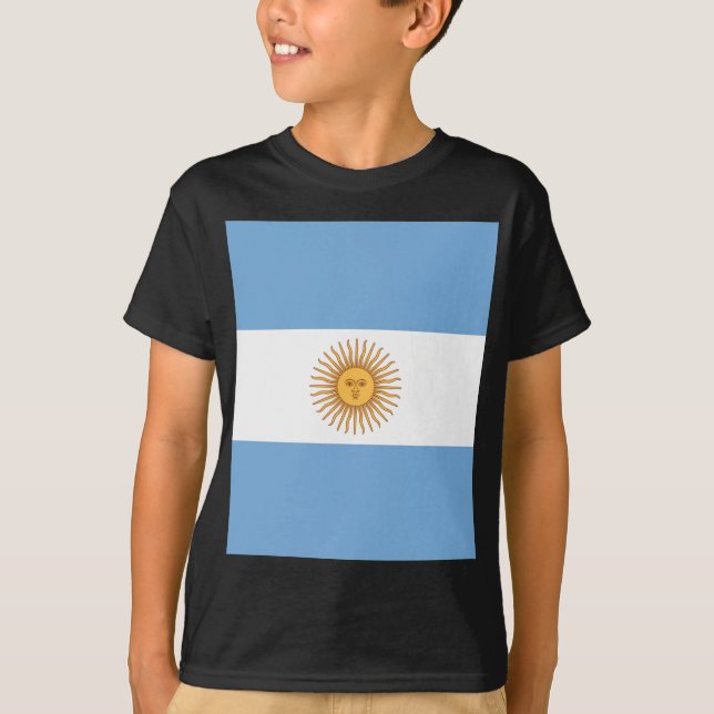 Camiseta Bandeira da Argentina (Frente)