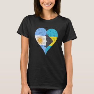 Camiseta Bandeira da Argentina - Coração da Bandeira