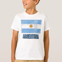 Bandeira da Argentina (Grunge look)