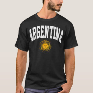 Camiseta Bandeira da Argentina Orgulho Nacional Fãs de Espo