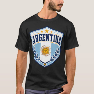 Camiseta Bandeira da Argentina Vintage s Para
