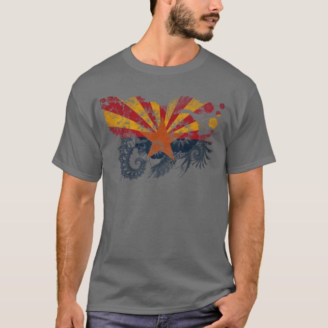 Camiseta Bandeira da arizona (Frente)