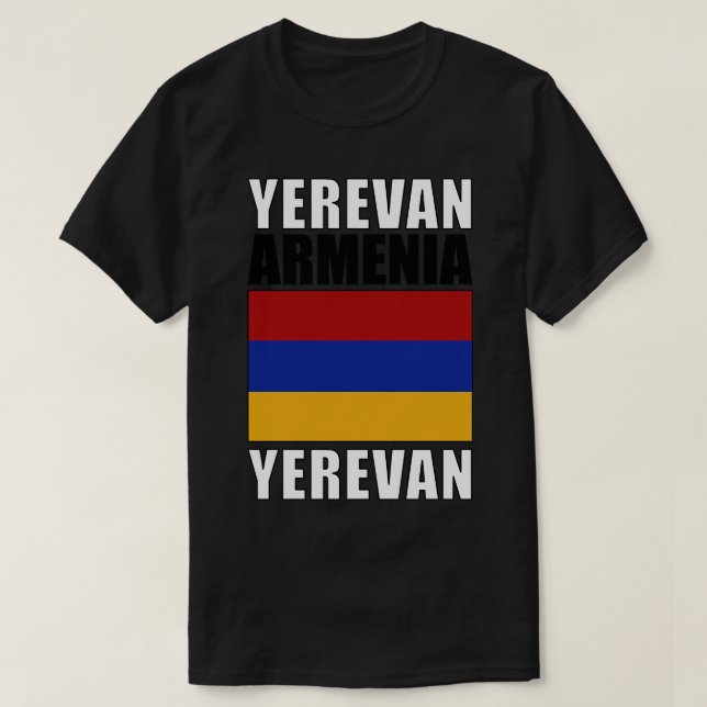 Camiseta Bandeira da Armênia (Frente do Design)