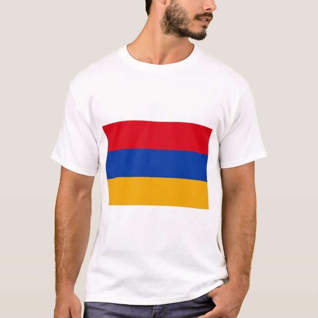 Camiseta Bandeira da Armênia (Frente)