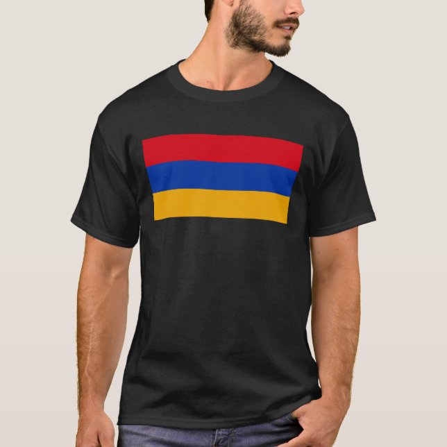 Camiseta Bandeira da Armênia (Frente)