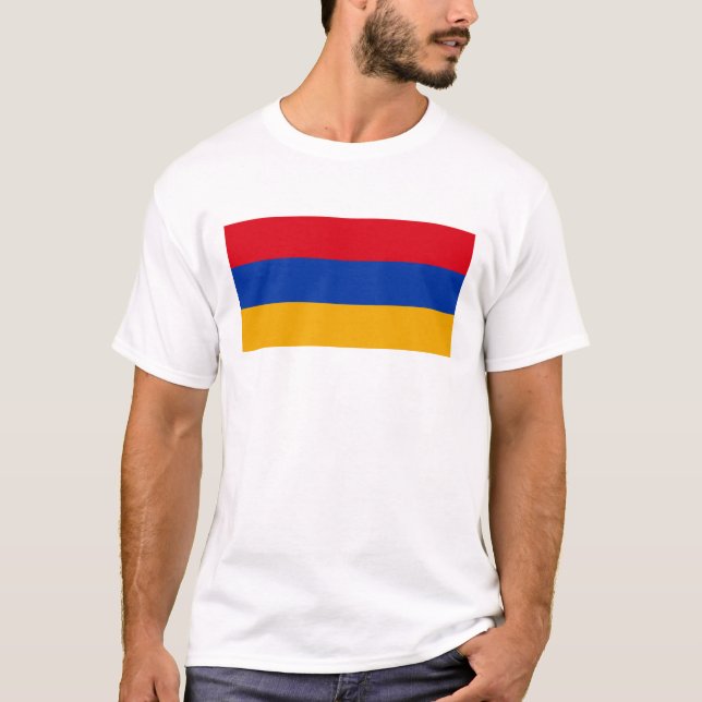 Camiseta Bandeira da Armênia (Frente)
