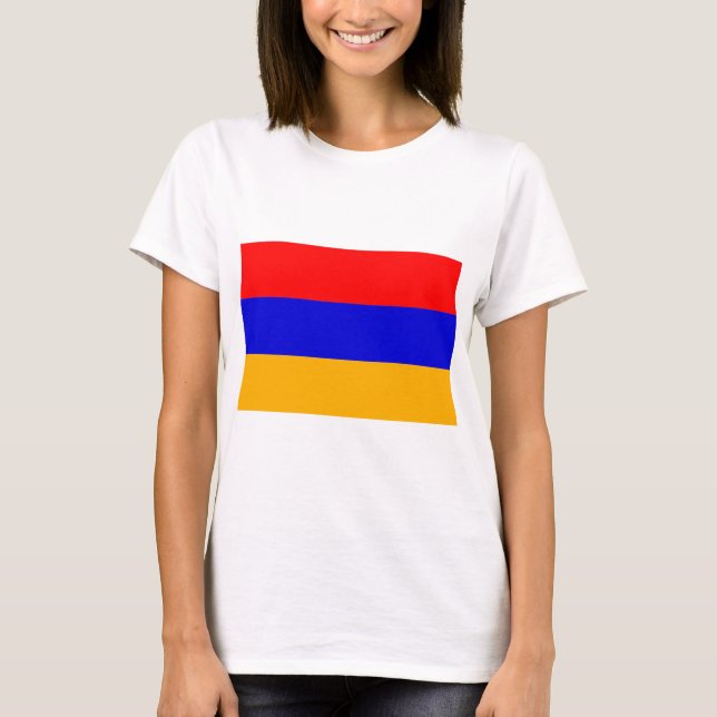 Camiseta Bandeira da Armênia (Frente)