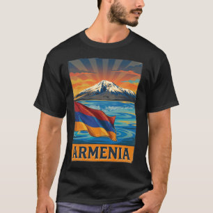 Camiseta Bandeira da Armênia