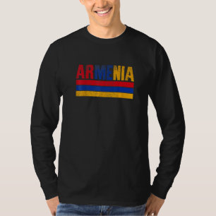Camiseta Bandeira da Armênia Homens Mulheres Crianças 2