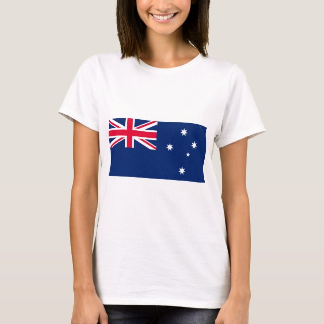 Camiseta Bandeira da Austrália (Frente)