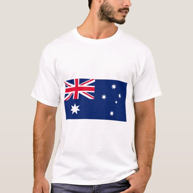 Camiseta Bandeira da Austrália (Frente)