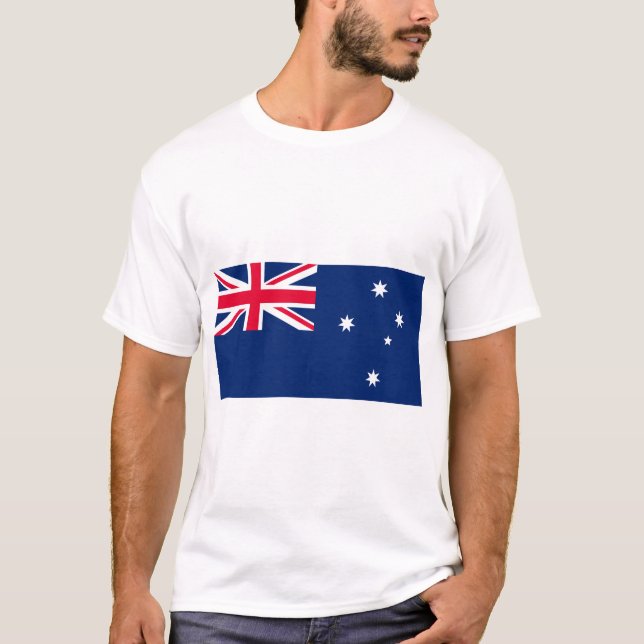 Camiseta Bandeira da Austrália (Frente)
