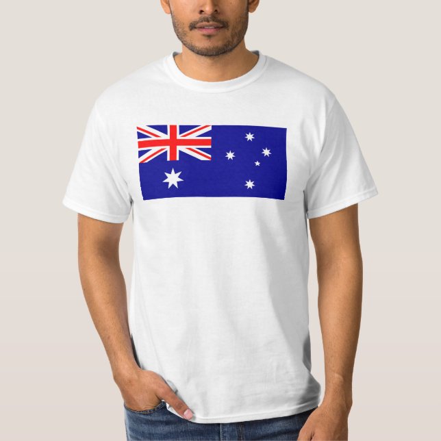 Camiseta Bandeira da Austrália (Frente)