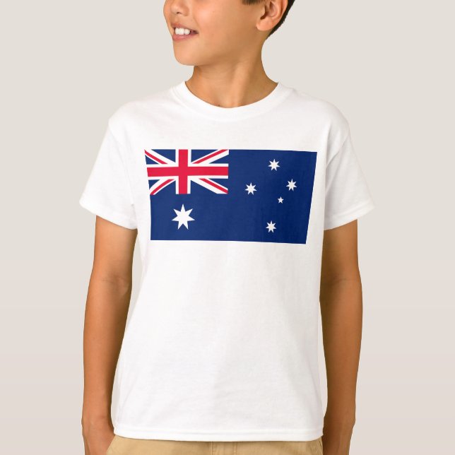 Camiseta Bandeira da Austrália (Frente)