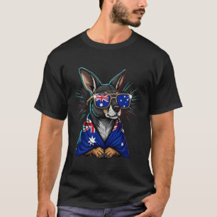 Camiseta Bandeira da Austrália Canguru Australiano