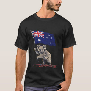 Camiseta Bandeira da Austrália Coala Australiano