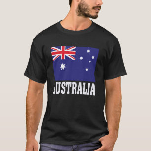 Camiseta Bandeira da Austrália Souvenir Patriótico Raízes N