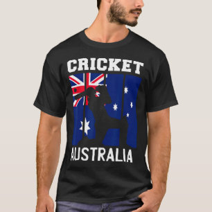 Camiseta Bandeira da Austrália Torcedores de Críquete Jogad