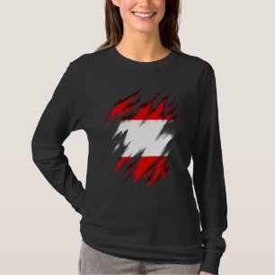 Camiseta Bandeira da Áustria