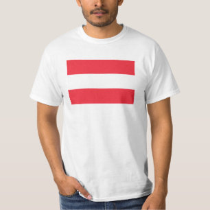 Camiseta Bandeira da Áustria