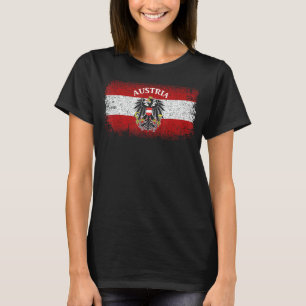 Camiseta Bandeira da Áustria - Austríaco