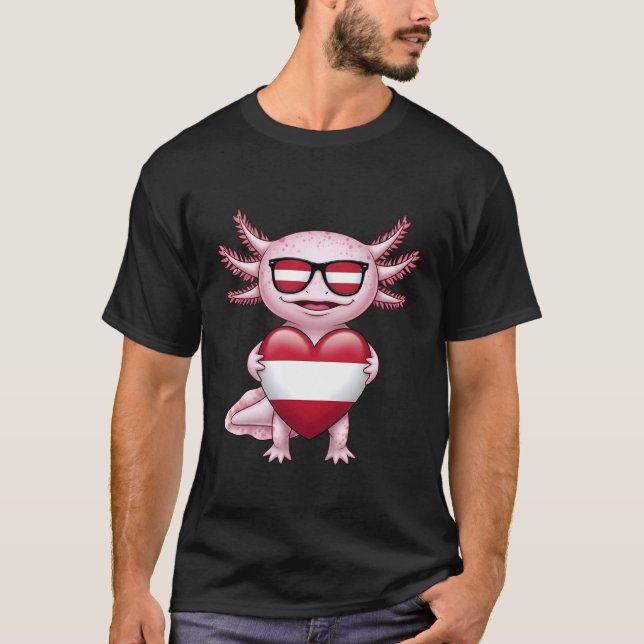 Camiseta Bandeira da Áustria Raízes Austríacas 7 (Frente)