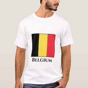 Camiseta Bandeira da Bélgica