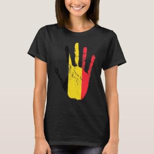 Camiseta Bandeira da Bélgica que entrega esporte orgulhoso