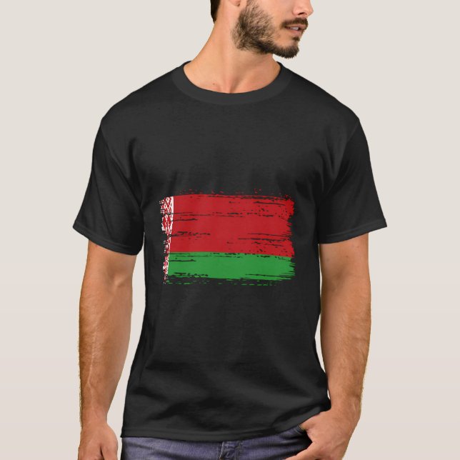 Camiseta Bandeira da Bielorrússia (Frente)