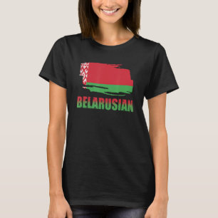 Camiseta Bandeira da Bielorrússia Patriótica Minsk País Bie