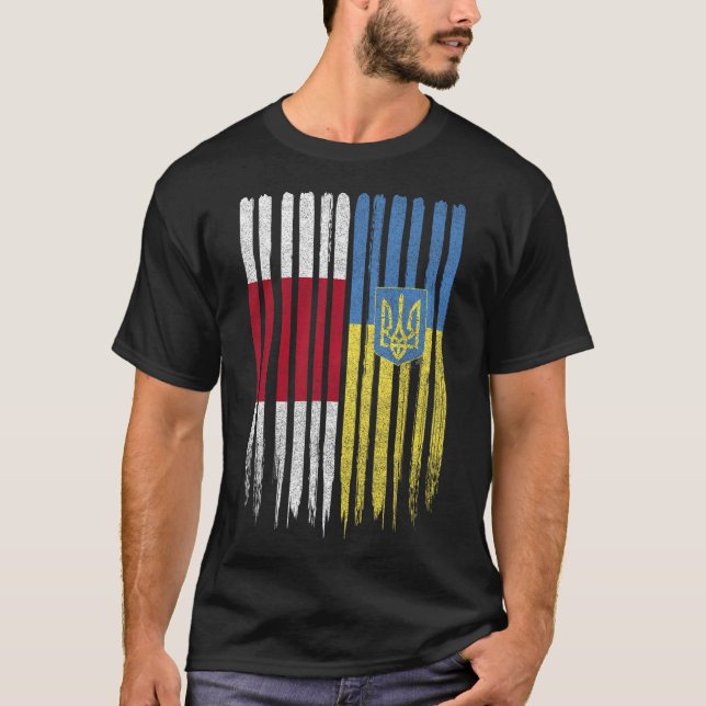 Camiseta Bandeira da Bielorrússia Ucrânia Bielorrusso Ucran (Frente)