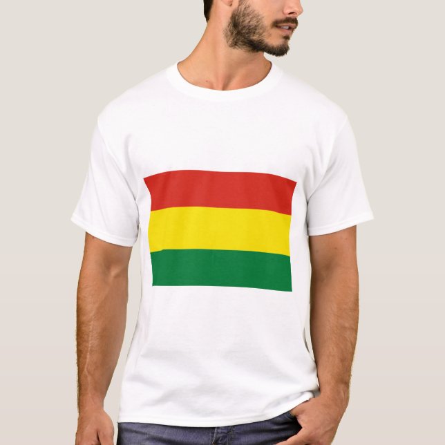 Camiseta Bandeira da Bolívia (Frente)
