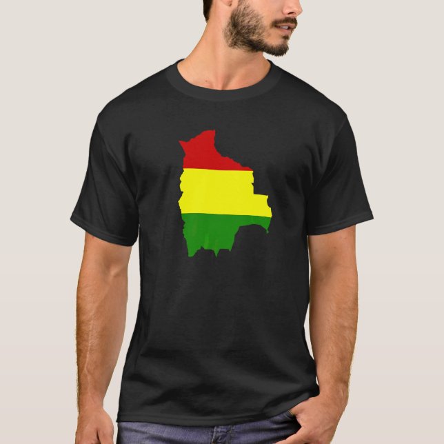 Camiseta Bandeira da Bolívia (Frente)
