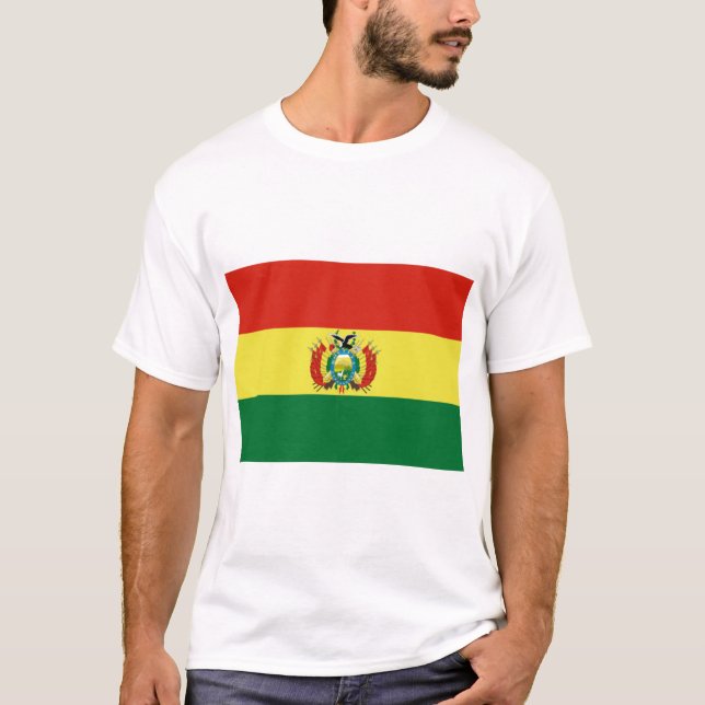 Camiseta Bandeira da Bolívia (Frente)