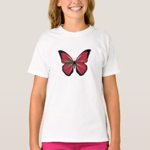 Camiseta Bandeira da Borboleta do Marrocos