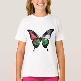 Camiseta Bandeira da Borboleta dos Swallowtail da Palestina