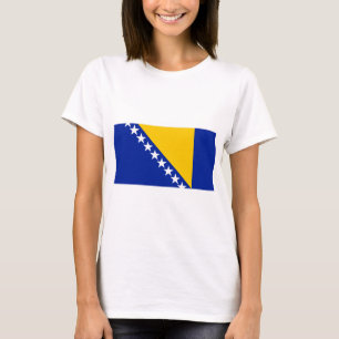 Camiseta Bandeira da Bósnia e Herzegovina