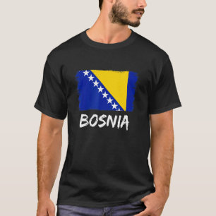 Camiseta Bandeira da Bósnia e Herzegovina