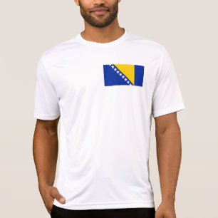 Camiseta Bandeira da Bósnia e Herzegovina